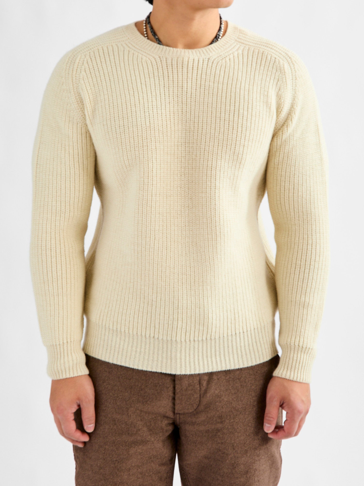 Highland Shakerknit Sweater in Cream – Blue Owl Workshop