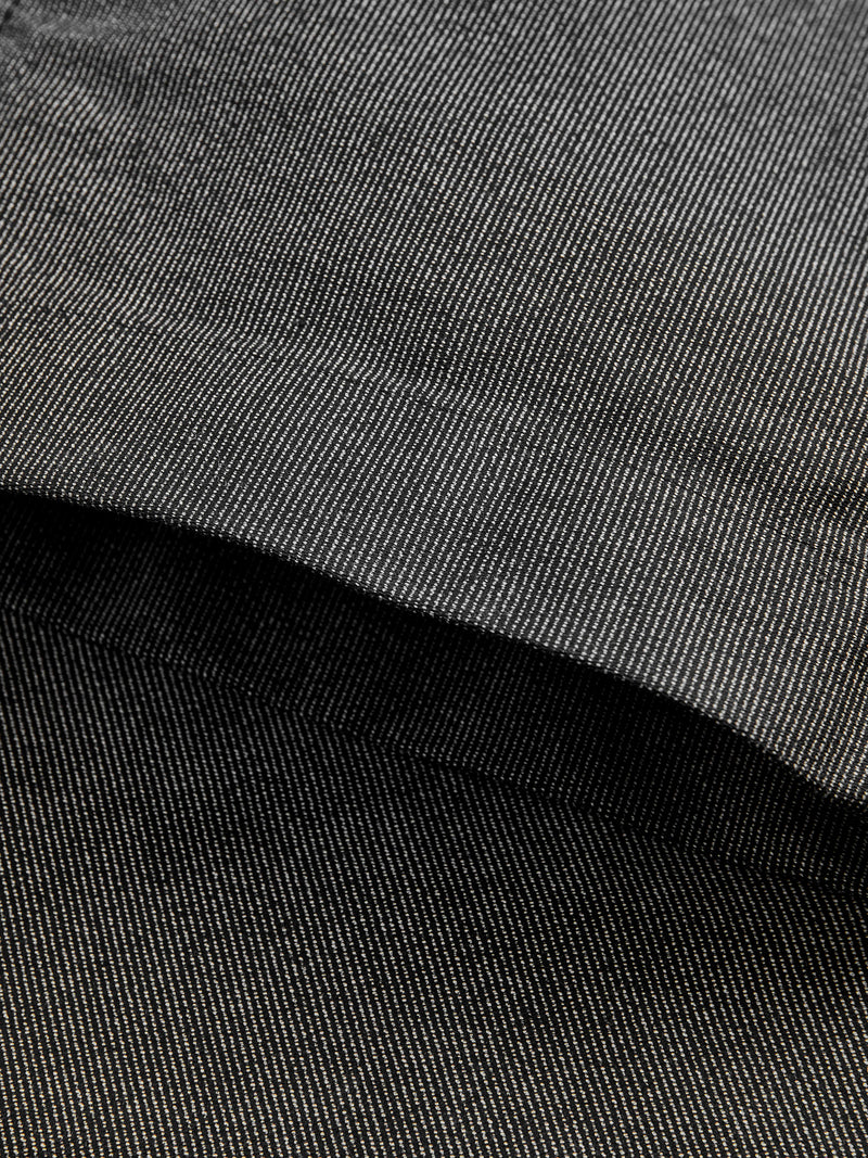 Wabash Stripe Moleskin Chino in Charcoal Smoke