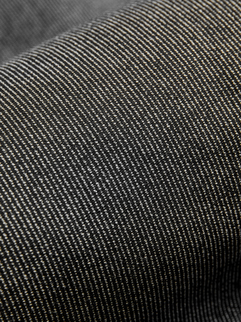 Wabash Stripe Moleskin Chino in Charcoal Smoke