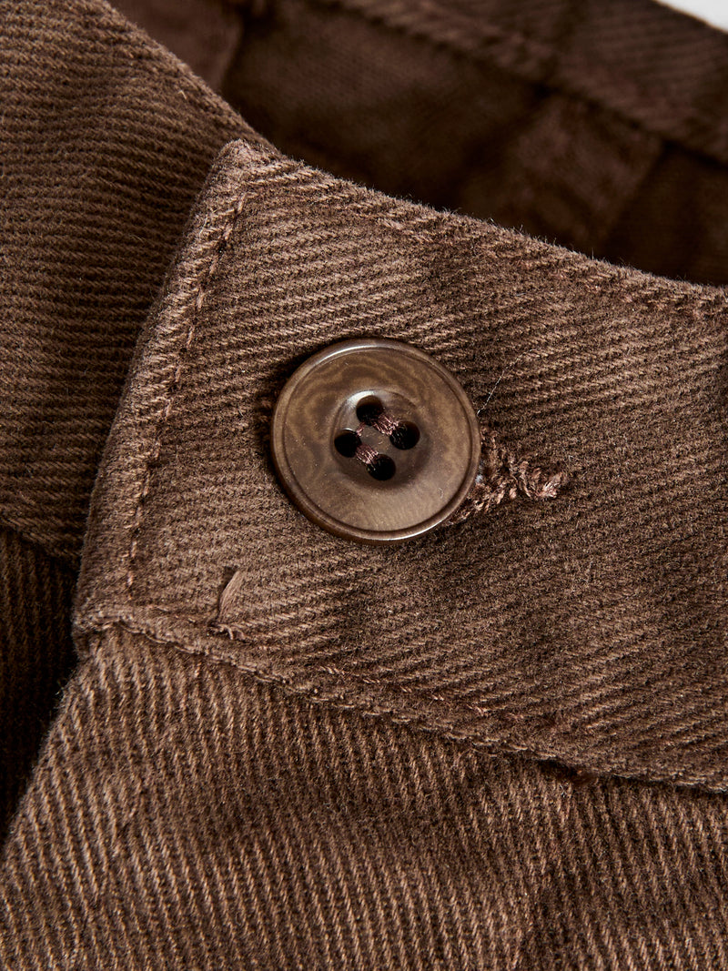 Work Pant in Espresso Twill