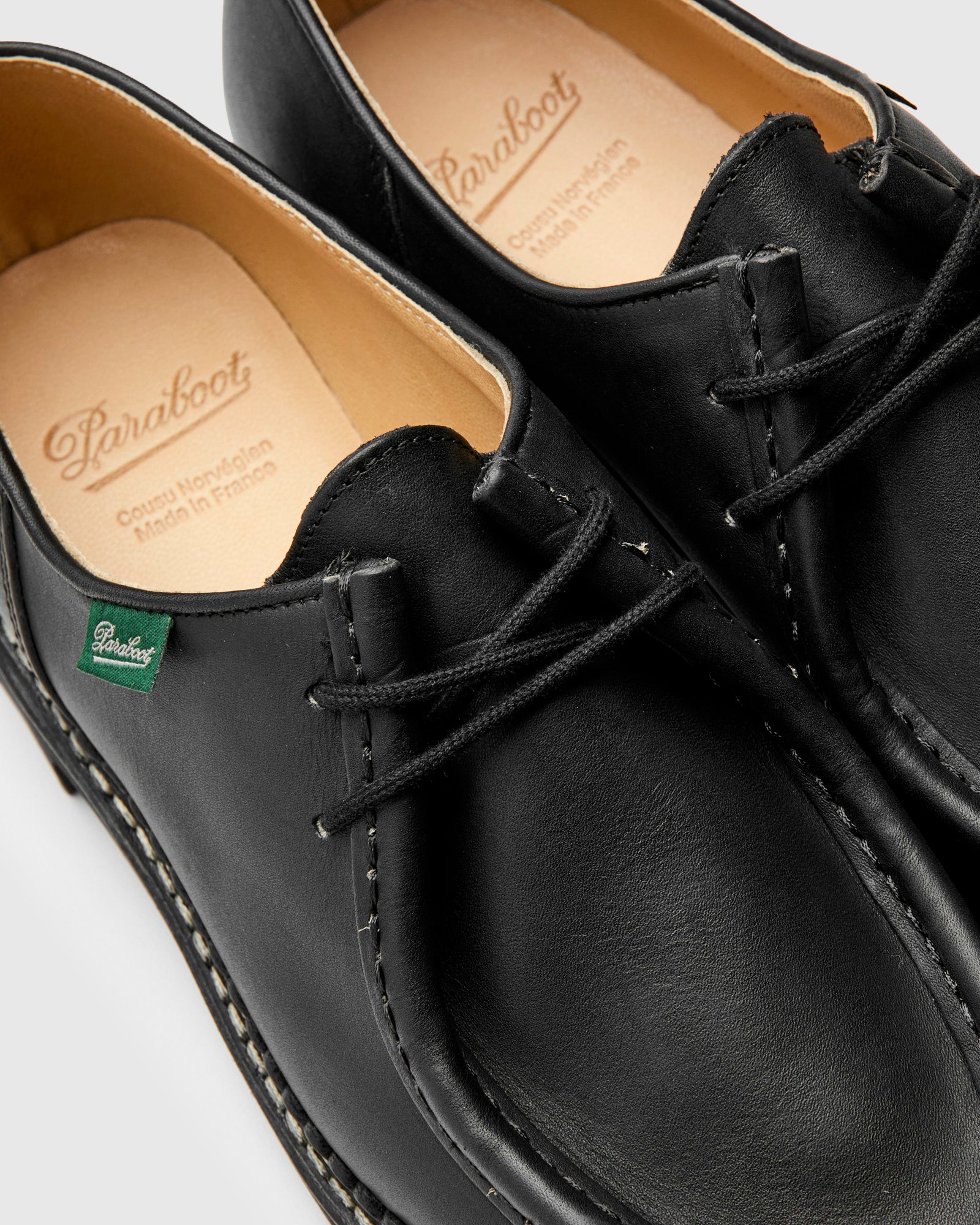 Michael Marche II Derby in Noire-Lis Noir – Blue Owl Workshop