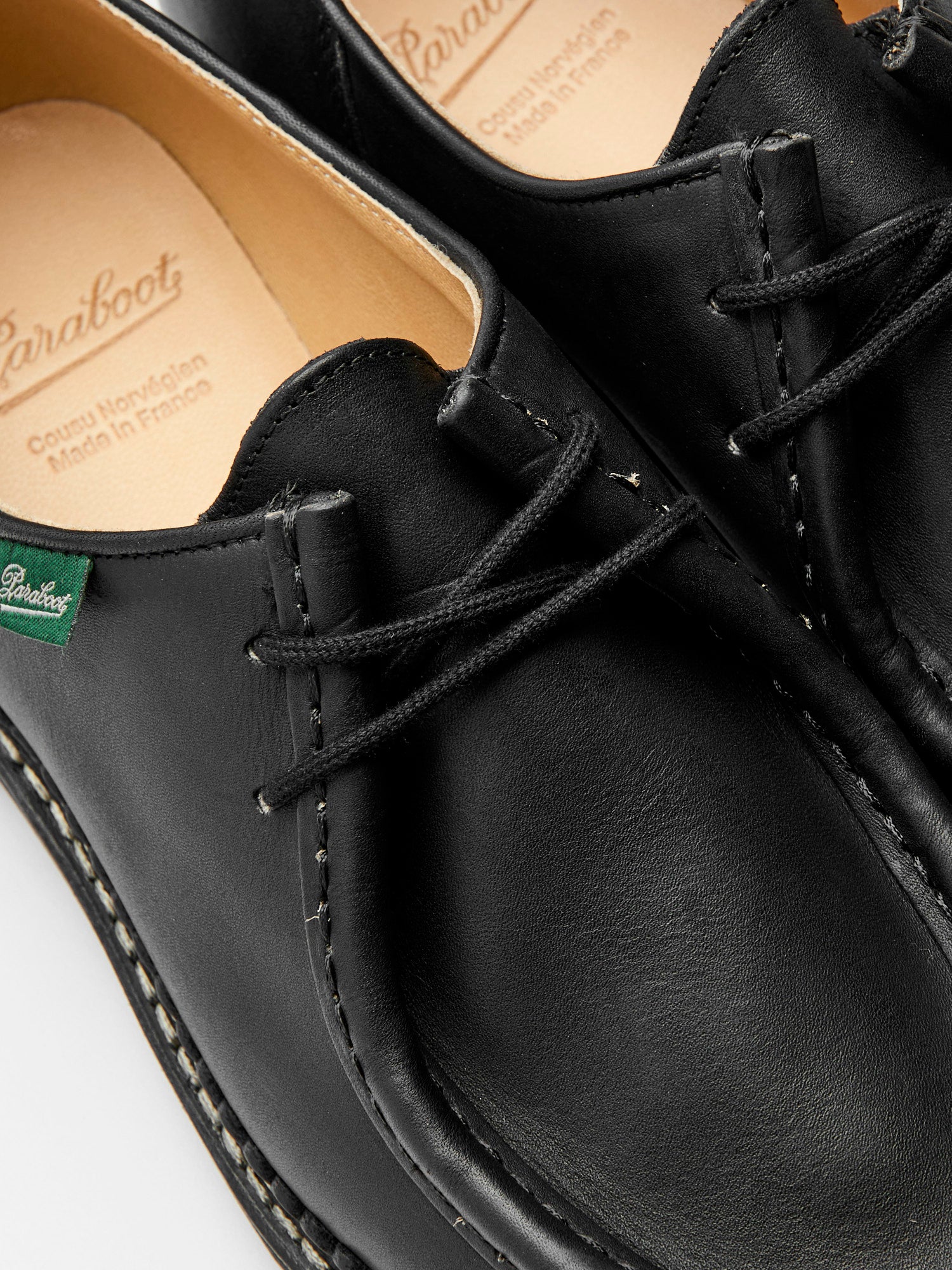 Michael Marche II Derby in Noire-Lis Noir – Blue Owl Workshop