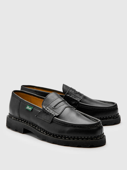 Reims Marche Loafer in Noire-Lis Noir
