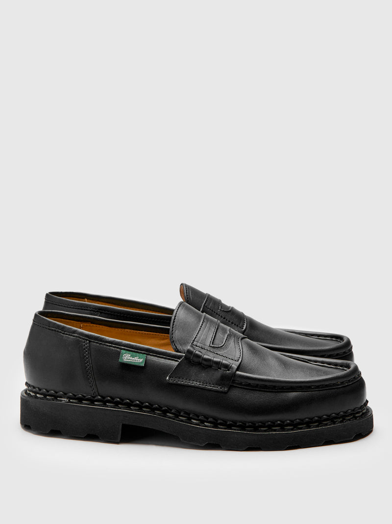 Reims Marche Loafer in Noire-Lis Noir