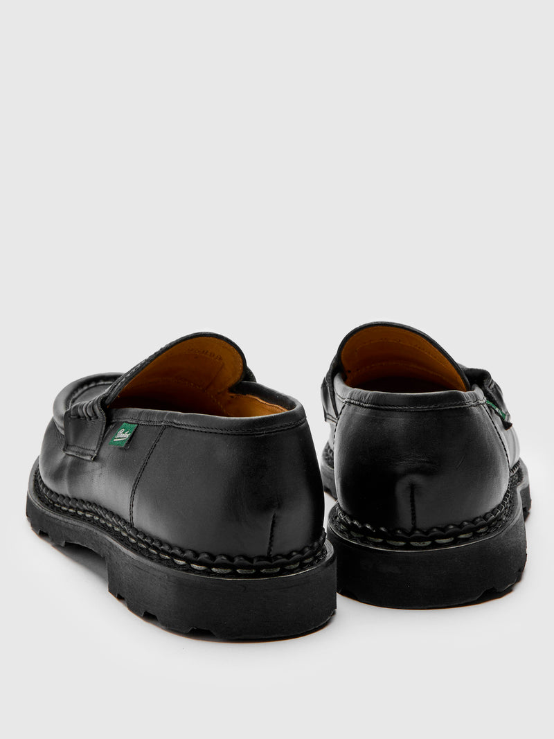 Reims Marche Loafer in Noire-Lis Noir