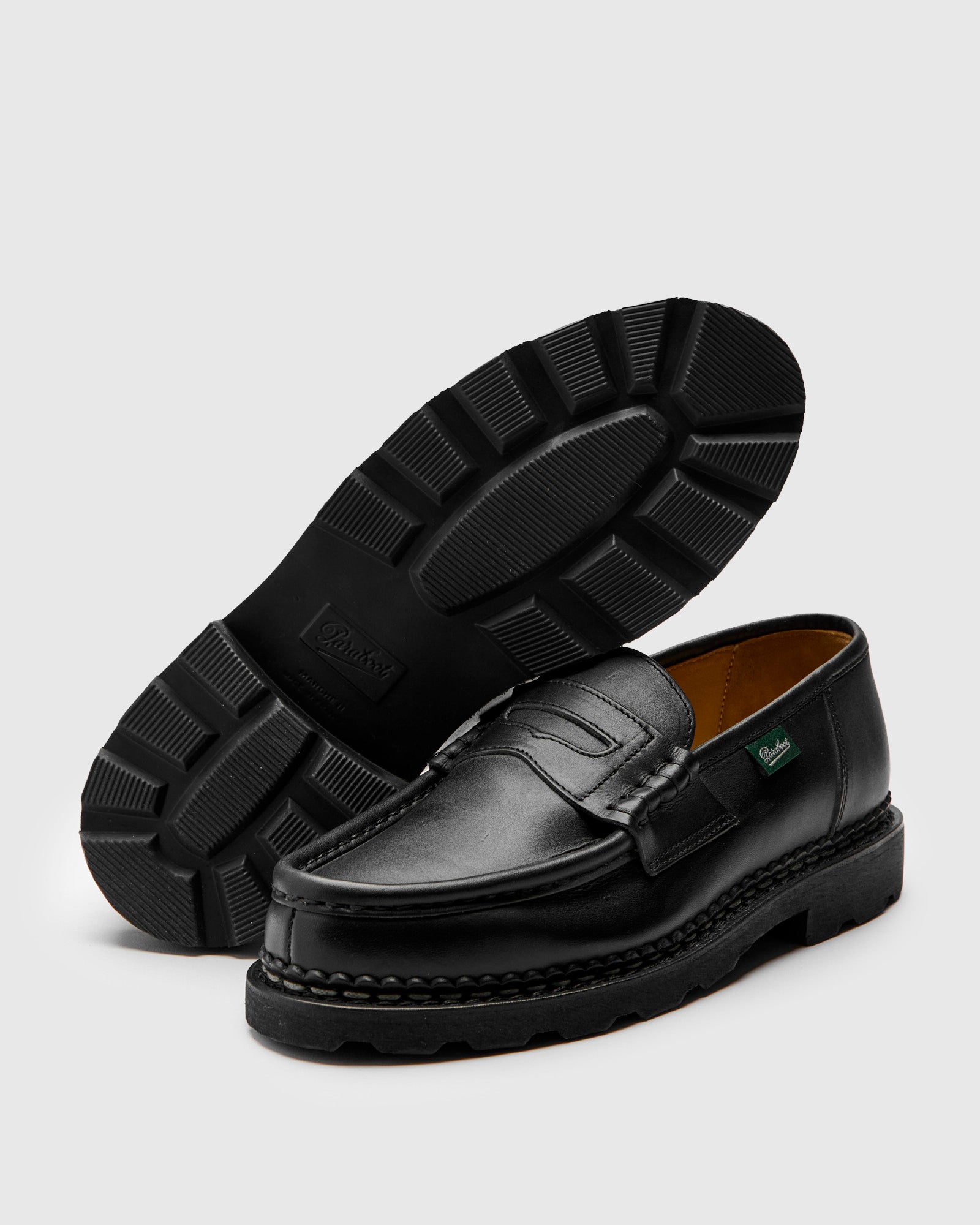 Reims Marche Loafer in Noire-Lis Noir – Blue Owl Workshop