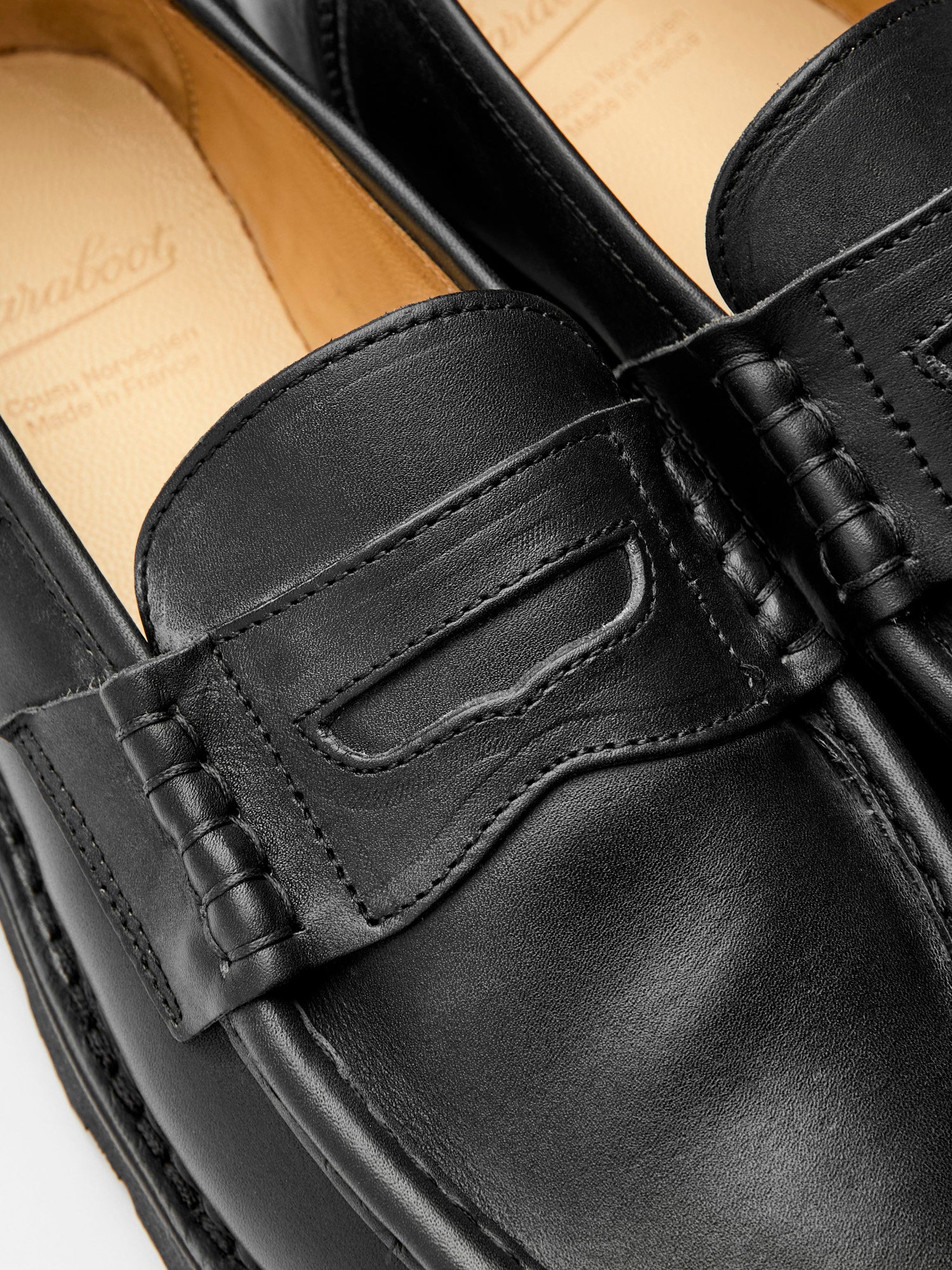 Reims Marche Loafer in Noire-Lis Noir – Blue Owl Workshop