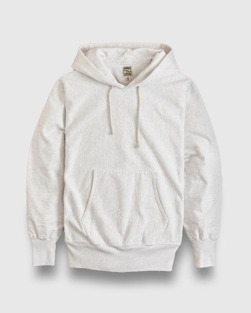 Reverse Weave Heavyweight Pullover Hoodie in Oatmeal