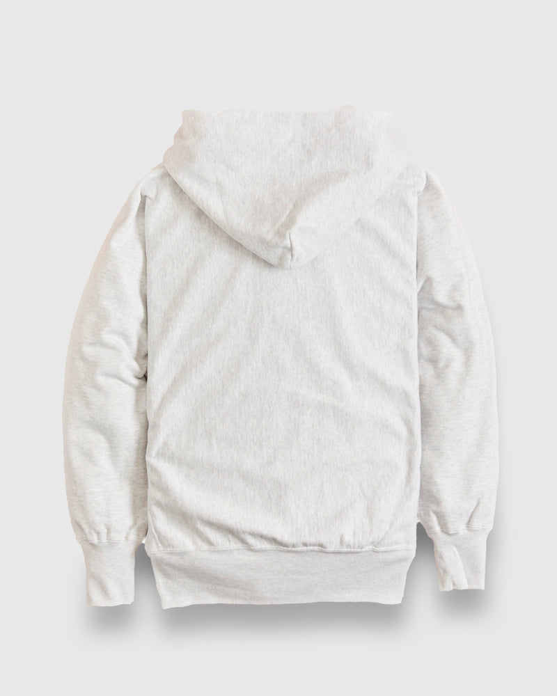 Reverse Weave Heavyweight Pullover Hoodie in Oatmeal
