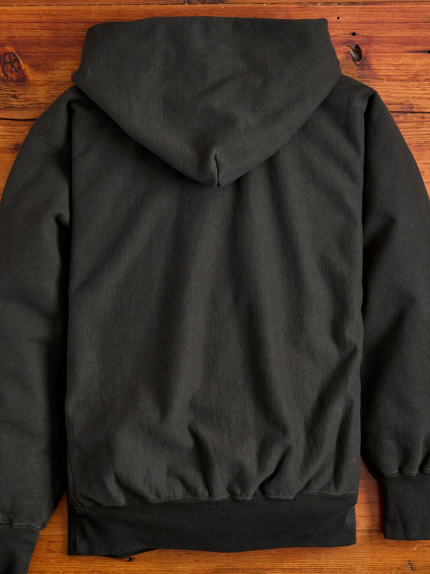 Reverse Weave Heavyweight Pullover Hoodie in Sulfur Black – Blue 