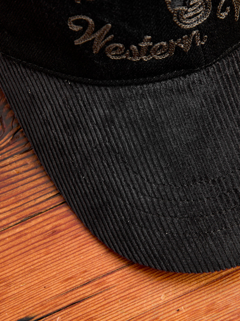 Double RL Ranch Trucker Cap in Black