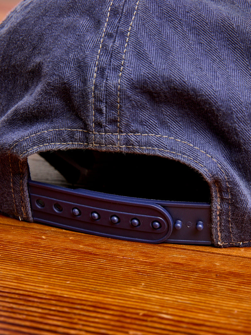 Double RL Two-Tone Cap in Garage Purple