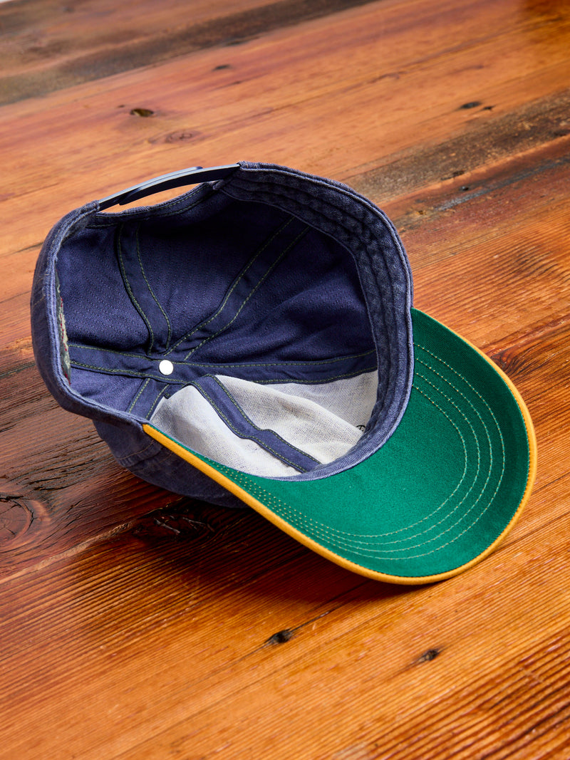 Double RL Two-Tone Cap in Garage Purple