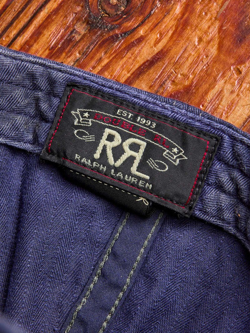 Double RL Two-Tone Cap in Garage Purple