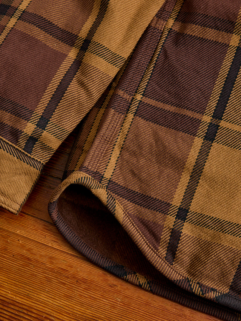 Extra Heavy Flannel Shirt in Orange