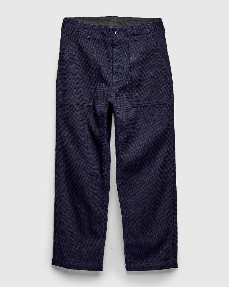 "No-Gi" Fatigue Pants in Indigo Heavyweight Sashiko