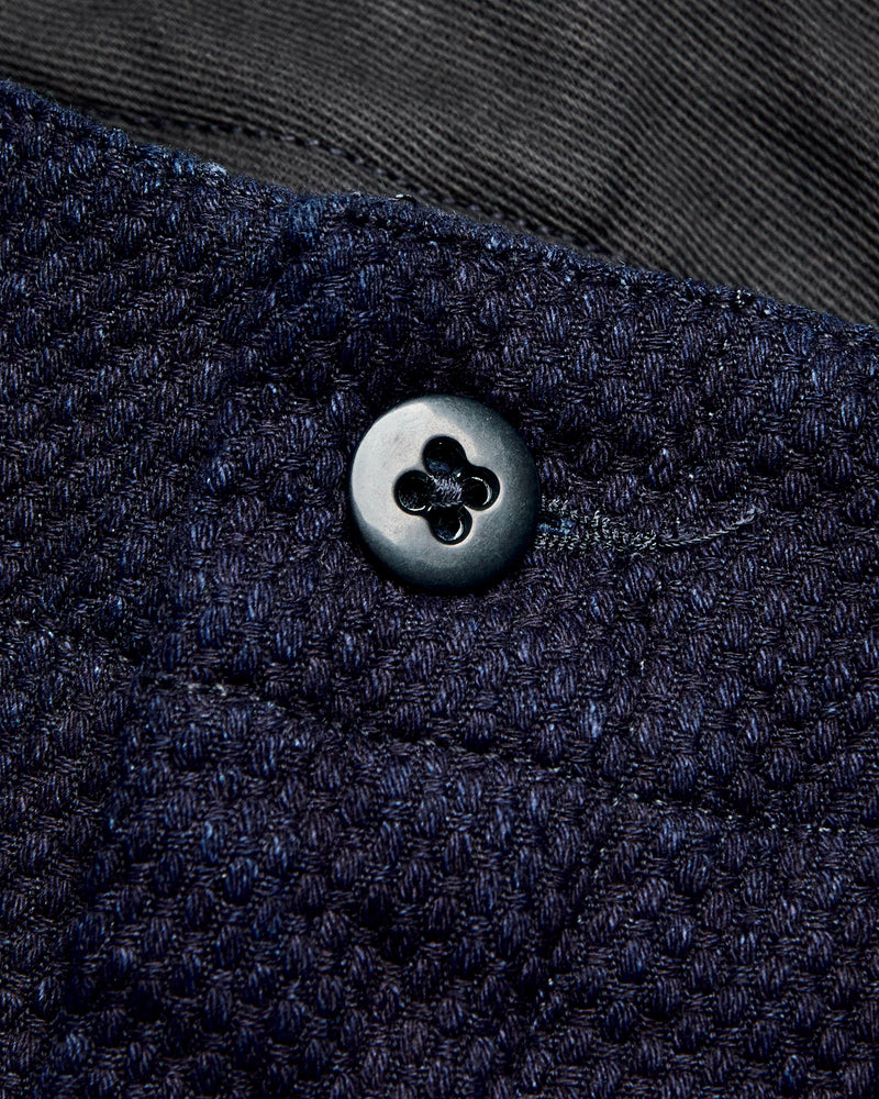 "No-Gi" Fatigue Pants in Indigo Heavyweight Sashiko