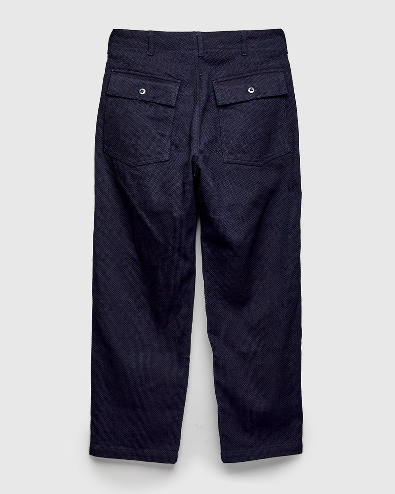 "No-Gi" Fatigue Pants in Indigo Heavyweight Sashiko