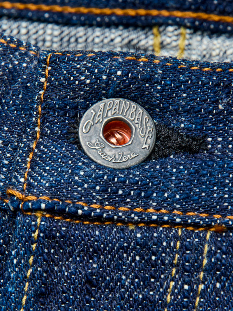 "Blue Indigo Skein Dyeing" 15oz Kasezome Selvedge Denim - Slim Straight Fit