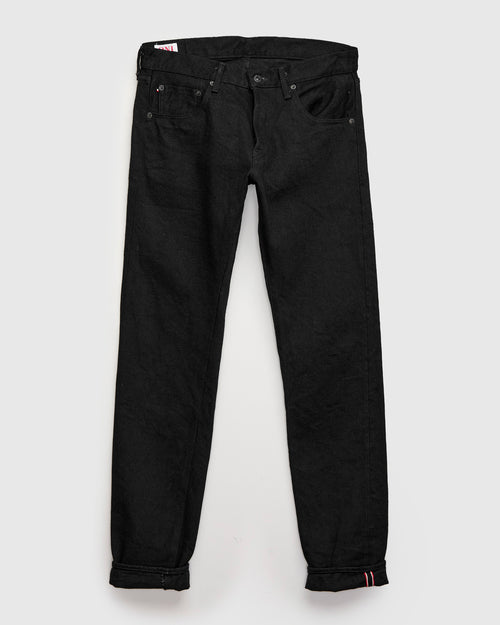 622ZR-BKBK "Secret Black" 20oz Selvedge Denim - Relaxed Tapered Fit