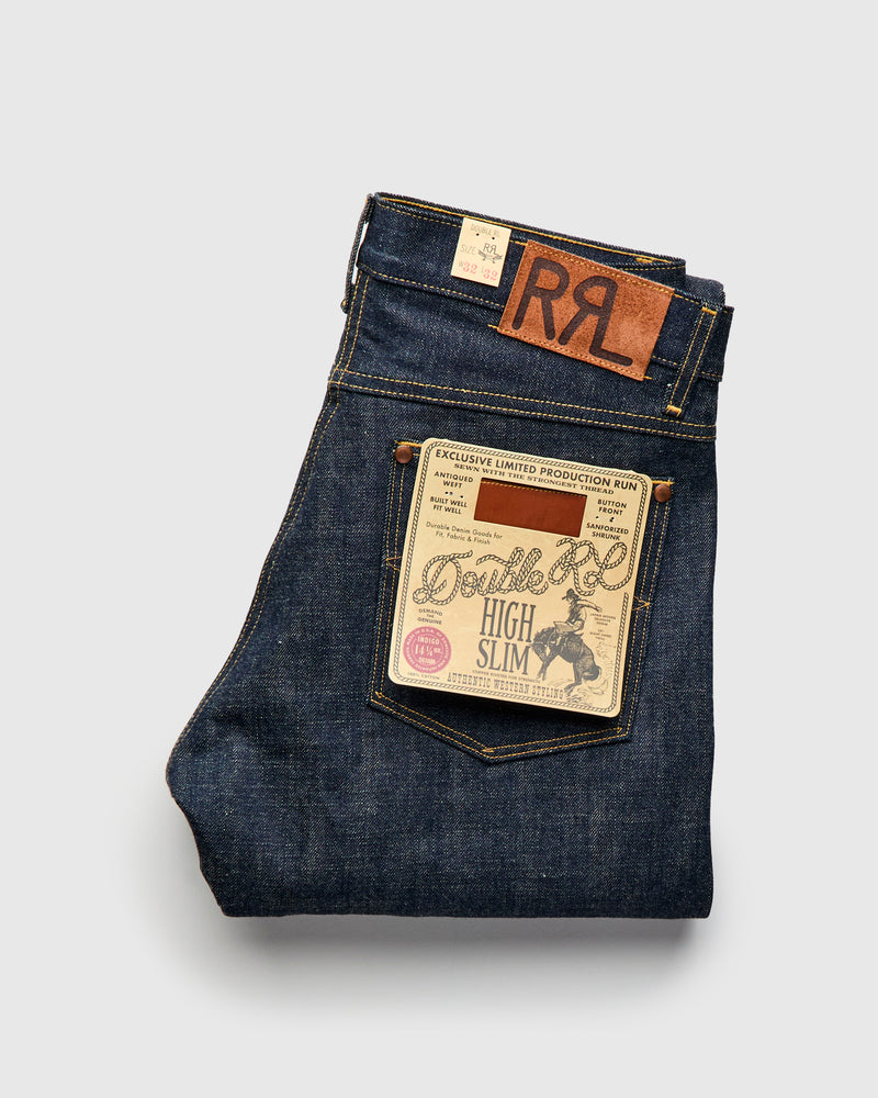 "Somerset" 14.25oz Roughout Selvedge Denim - High Slim Fit