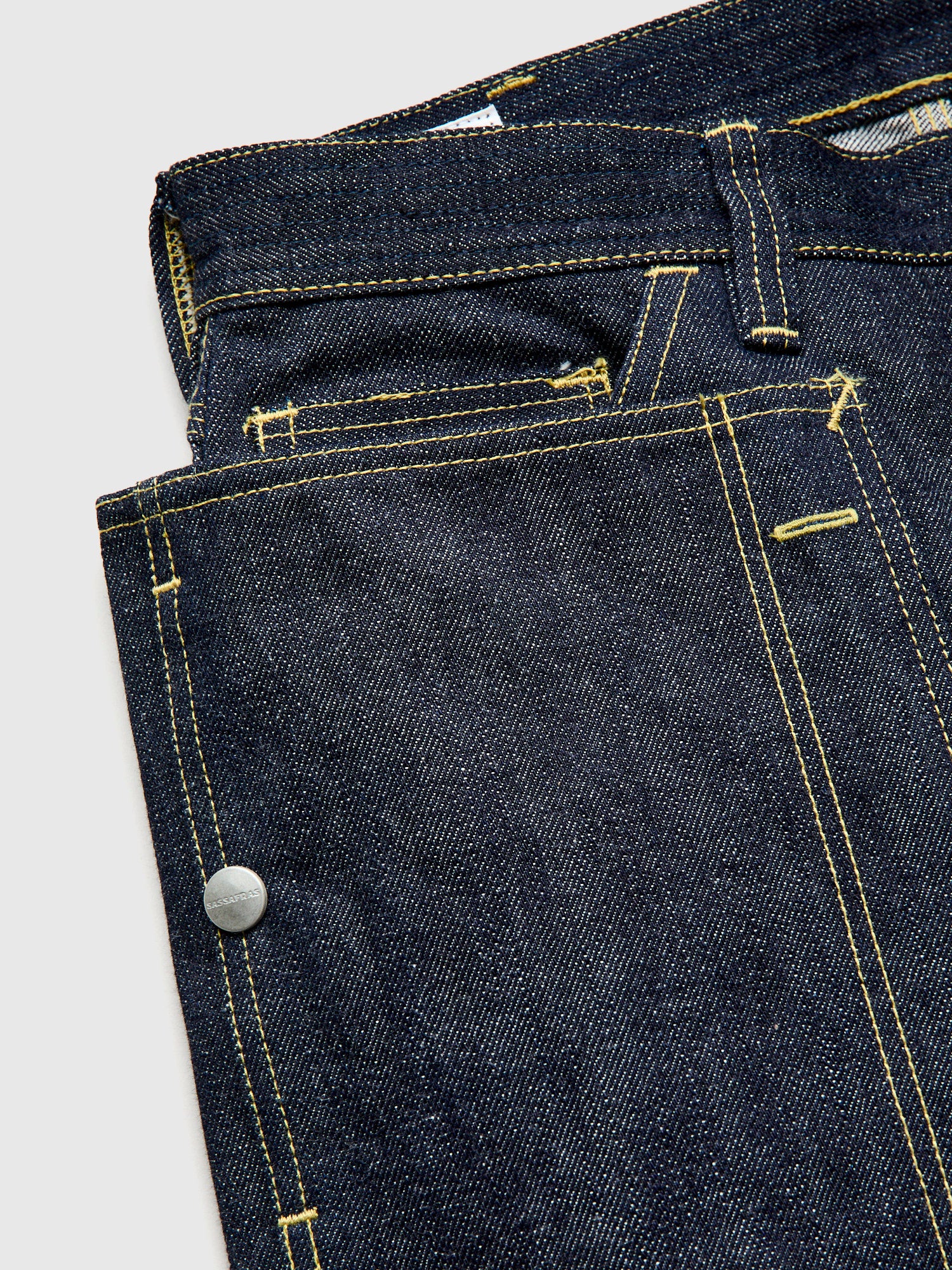 14oz Selvedge Denim Fall Leaf R Stream Pants in Indigo – Blue Owl
