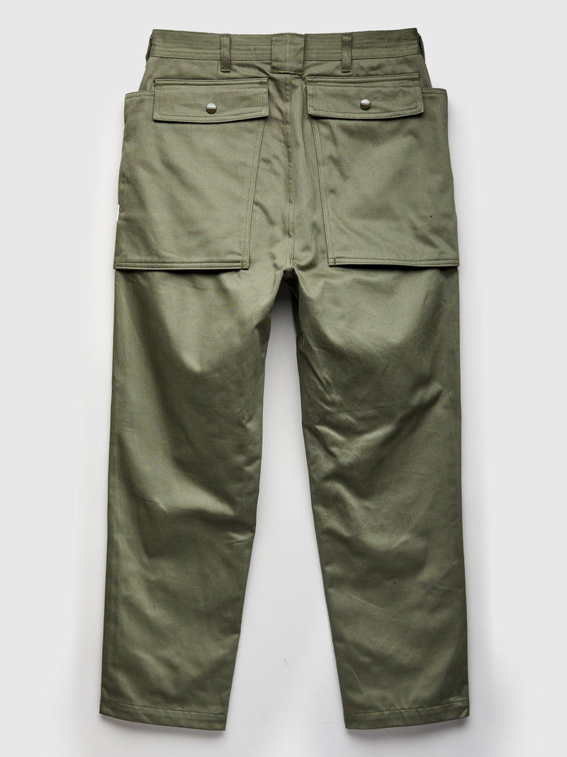 Cultivator Pants in Olive Satin Back