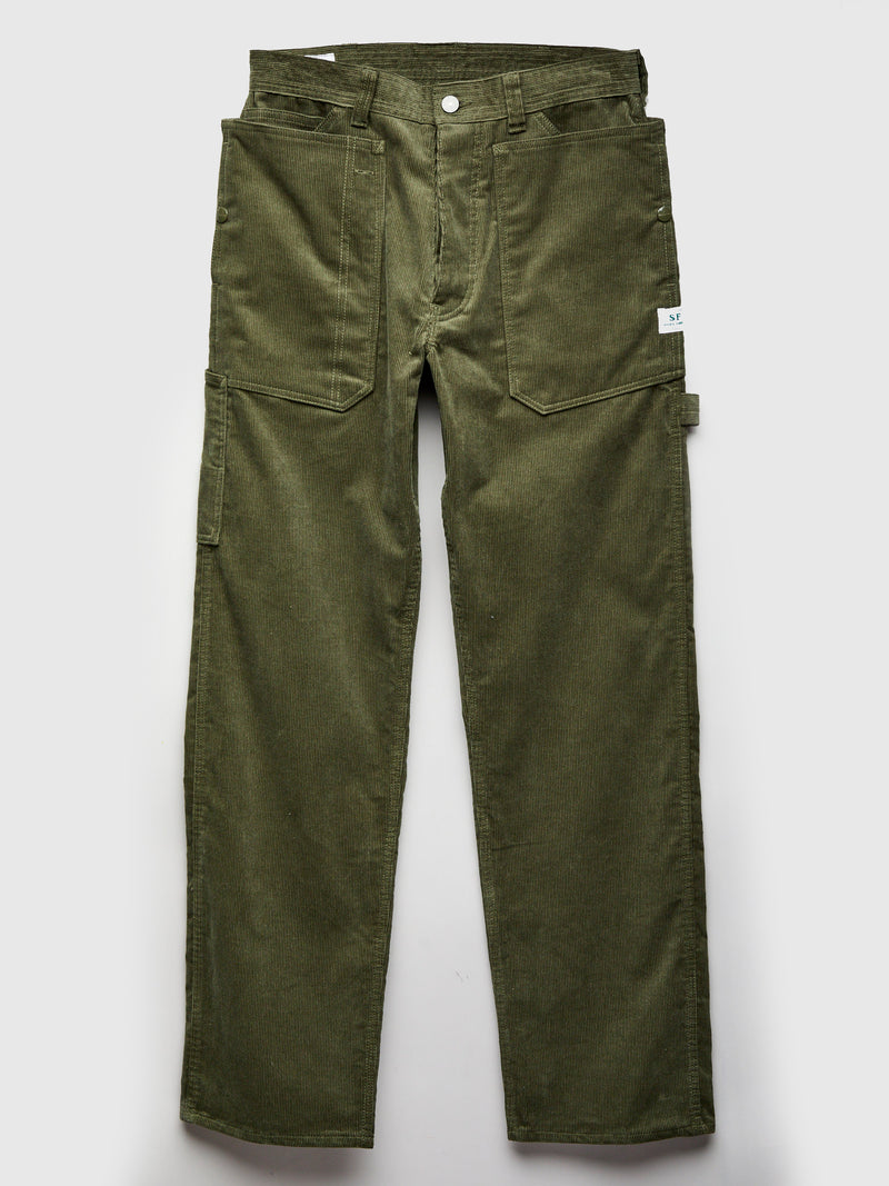 Fall Leaf Gardener Pants in Olive 14W Corduroy