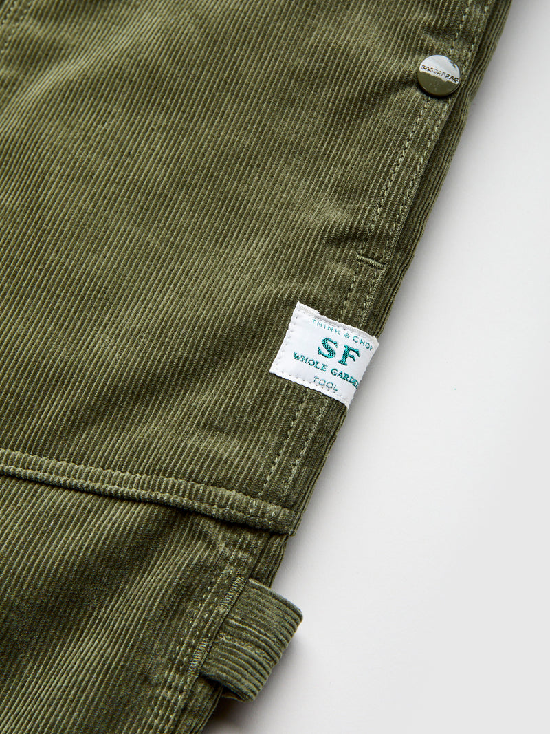 Fall Leaf Gardener Pants in Olive 14W Corduroy