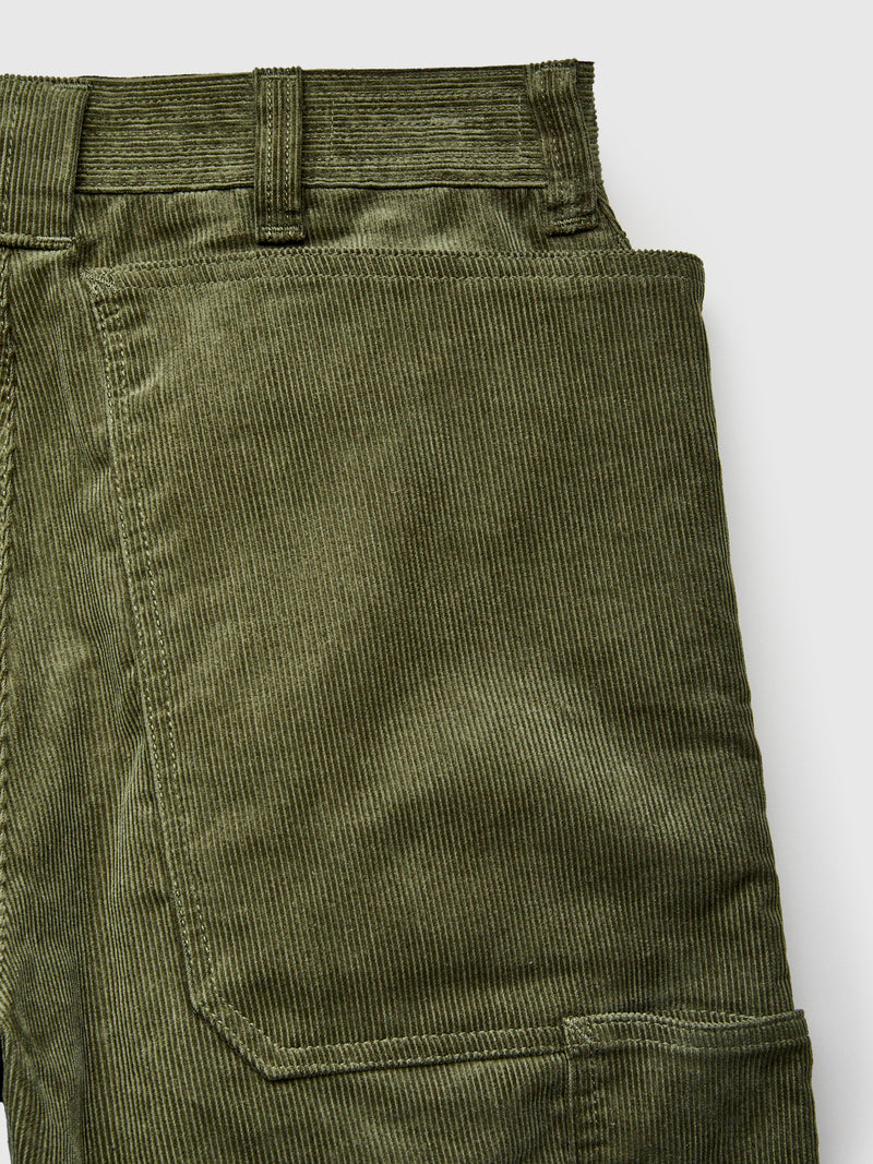 Fall Leaf Gardener Pants in Olive 14W Corduroy