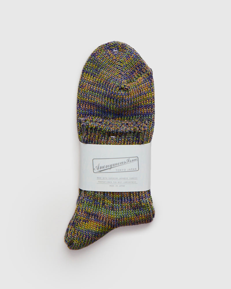Melange Quarter Length Sock in Bayou