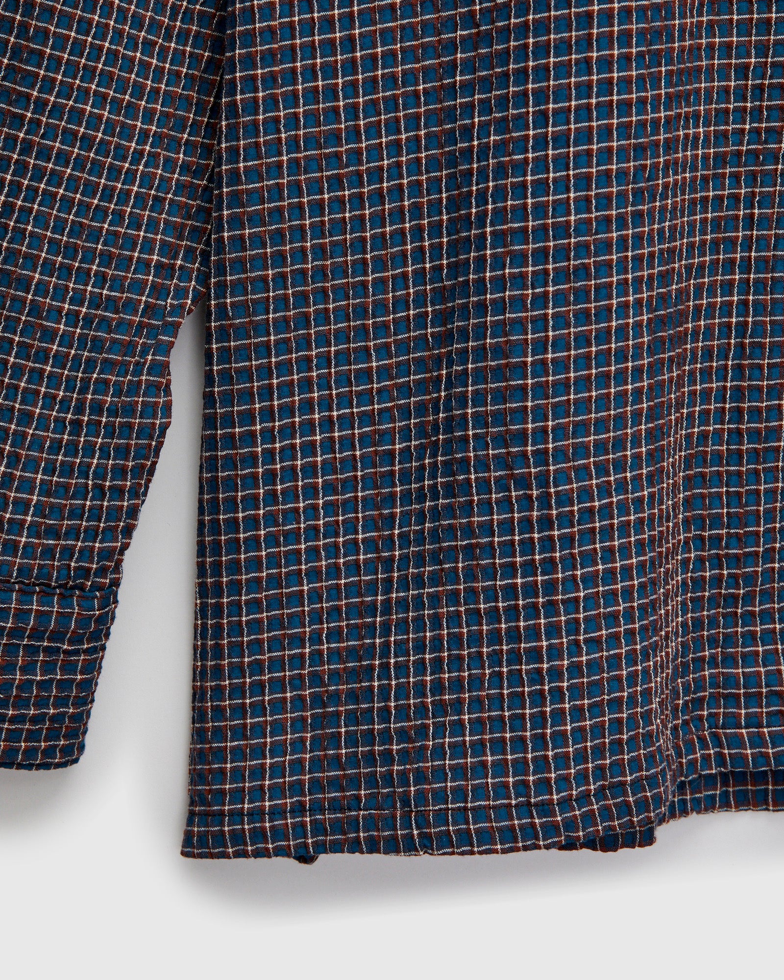 Plaid Button-Down Shirt in Navy – Blue Owl Workshop
