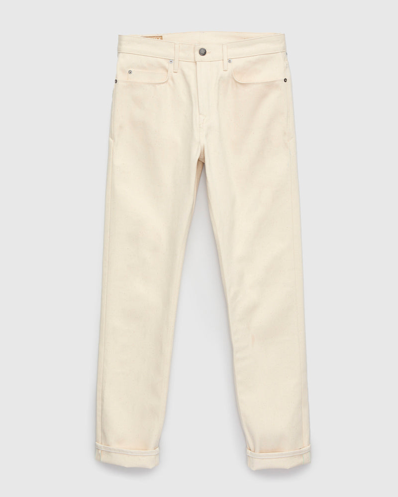 "Portola" 14oz Ecru Selvedge Denim - Tapered Fit