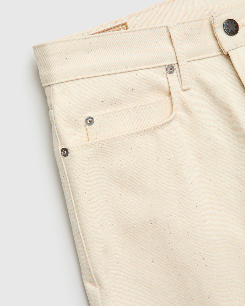 "Portola" 14oz Ecru Selvedge Denim - Tapered Fit