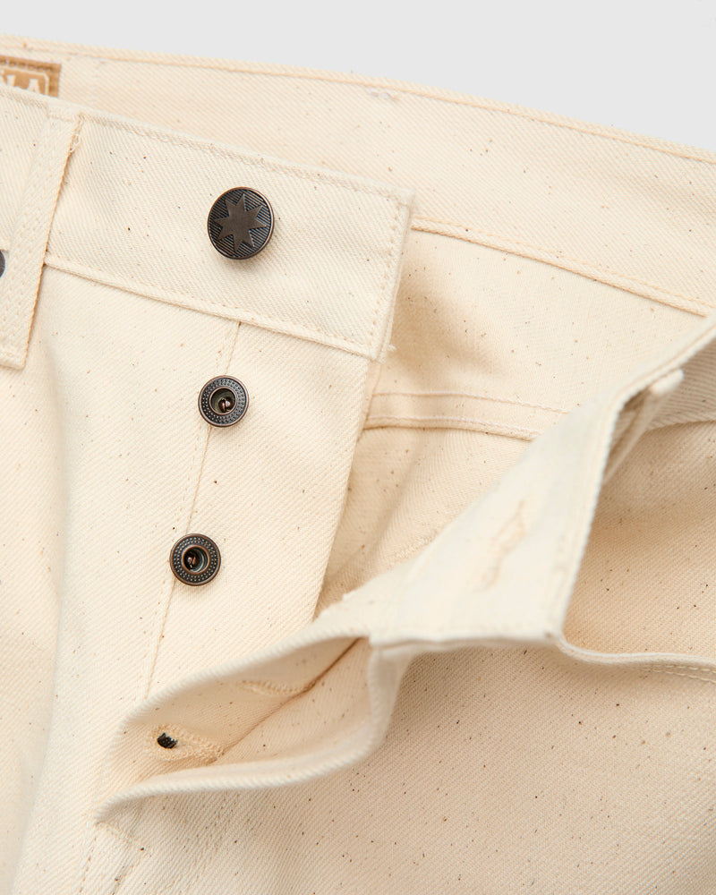 "Portola" 14oz Ecru Selvedge Denim - Tapered Fit