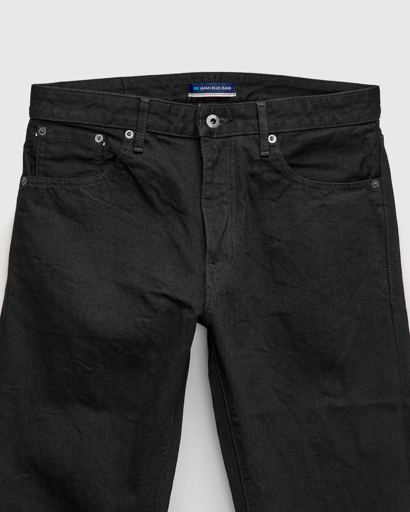 J314 14oz Black Selvedge Denim - Straight Tapered Fit