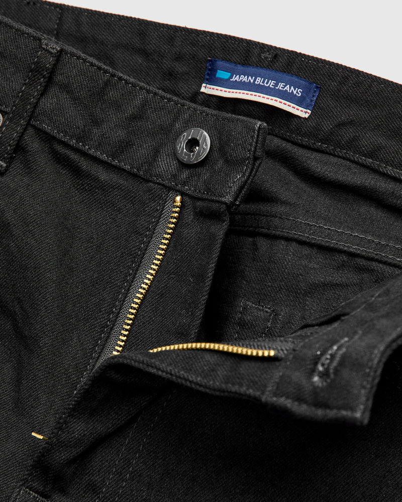 J314 14oz Black Selvedge Denim - Straight Tapered Fit