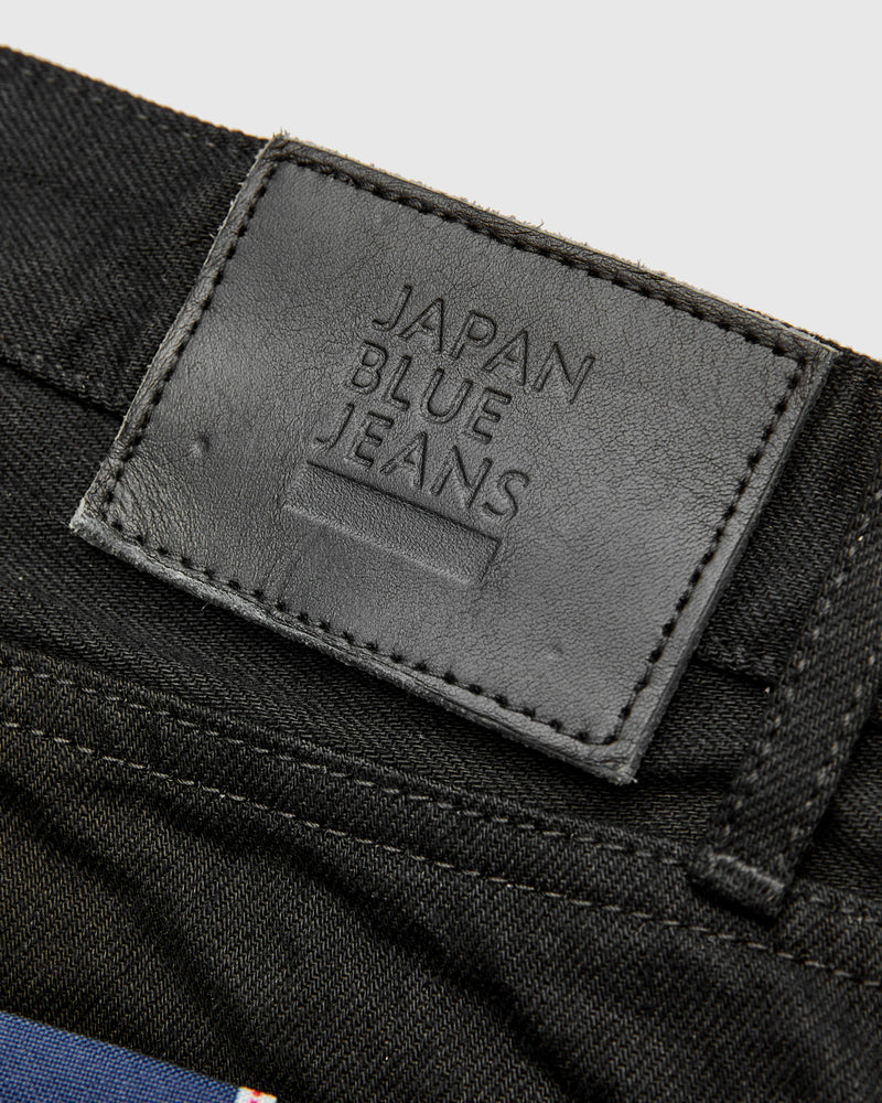 J314 14oz Black Selvedge Denim - Straight Tapered Fit
