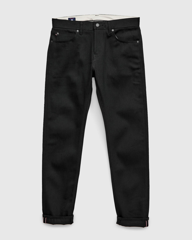 MMJZ1300 "Standard" 14.7oz Black Selvedge Denim - Slim Fit