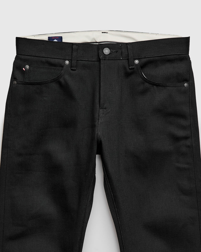 MMJZ1300 "Standard" 14.7oz Black Selvedge Denim - Slim Fit