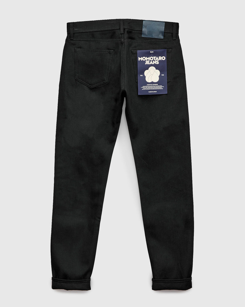 MMJZ1300 "Standard" 14.7oz Black Selvedge Denim - Slim Fit