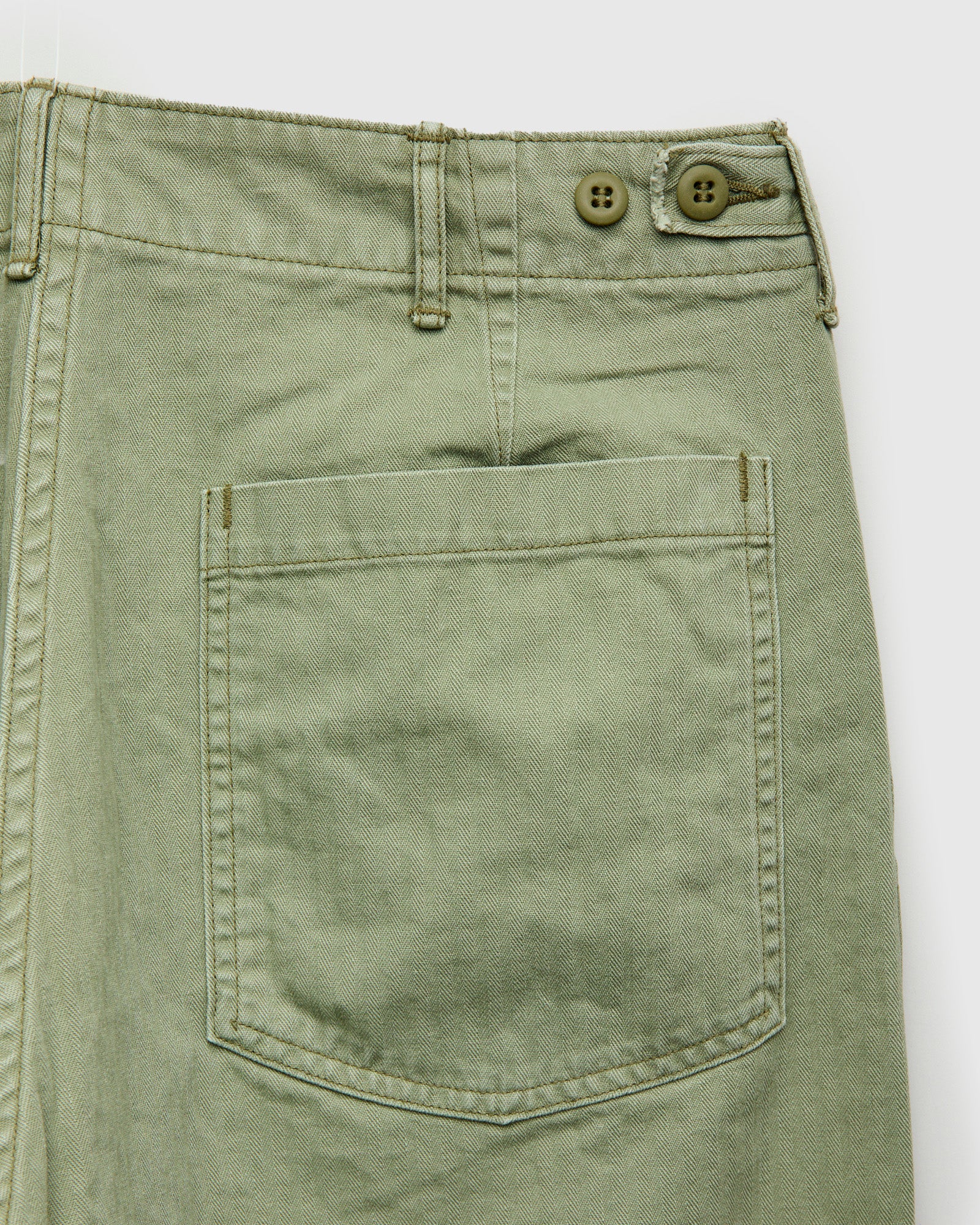 Herringbone Summer Fatigue Pants in Green – Blue Owl Workshop