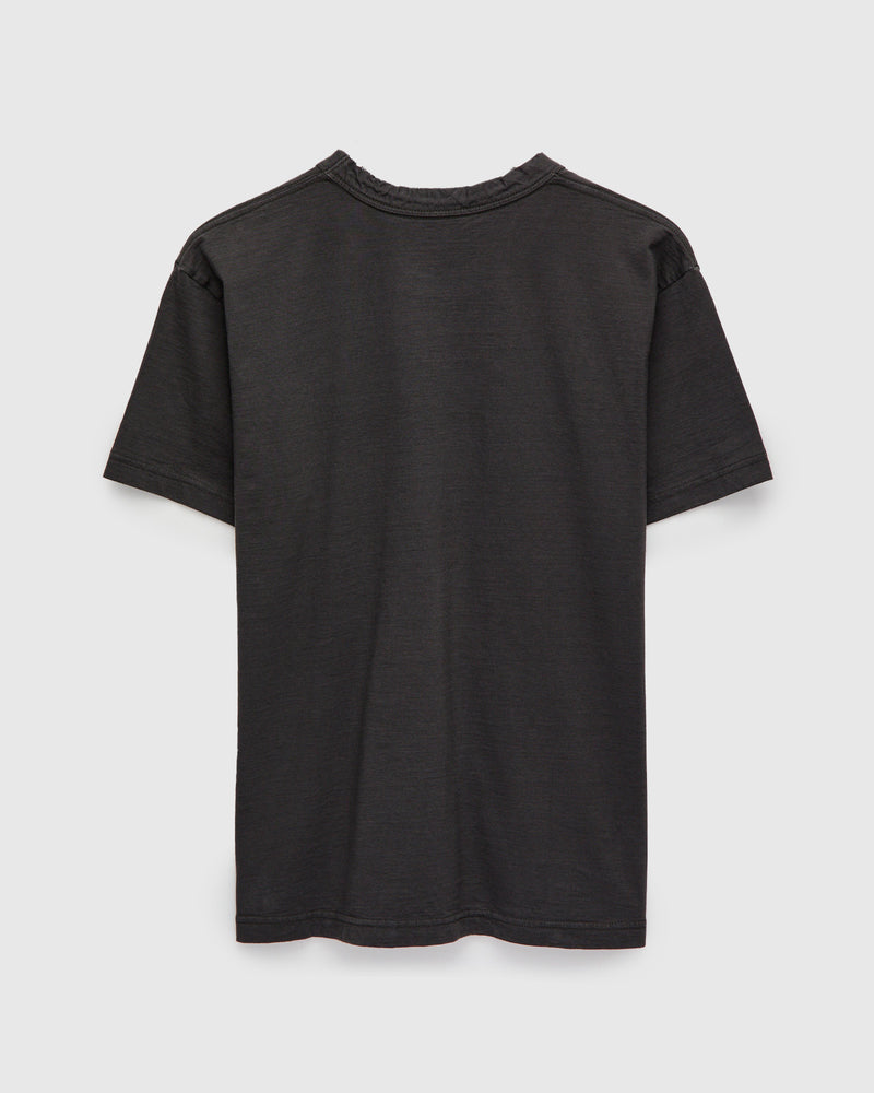 "Moonrock" Jersey Slub T-Shirt in Charcoal Grey