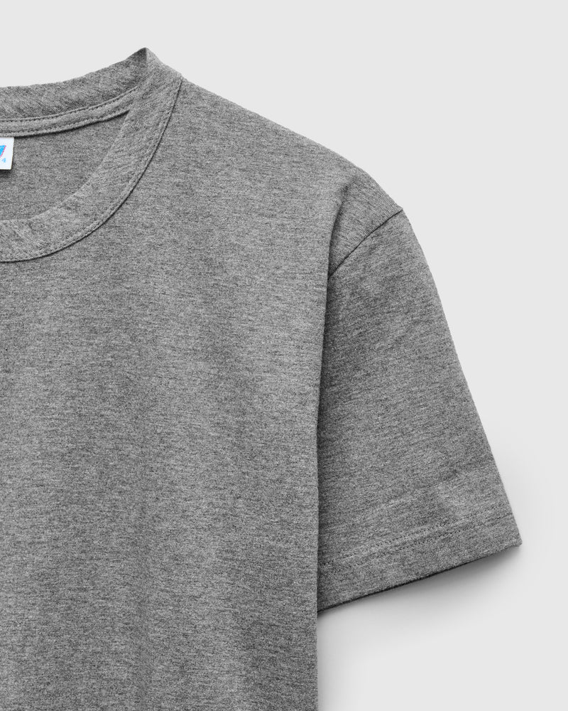 "Moonrock" Jersey Slub T-Shirt in Heather Grey