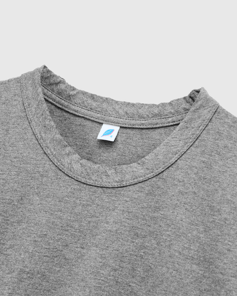 "Moonrock" Jersey Slub T-Shirt in Heather Grey