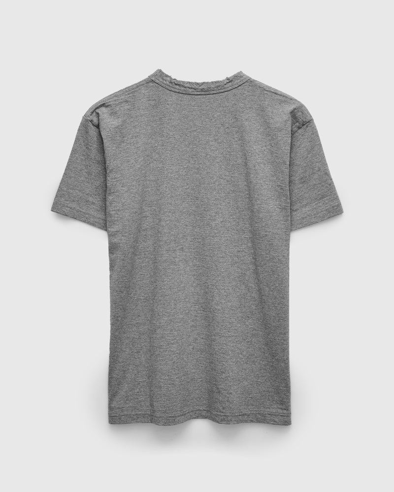 "Moonrock" Jersey Slub T-Shirt in Heather Grey