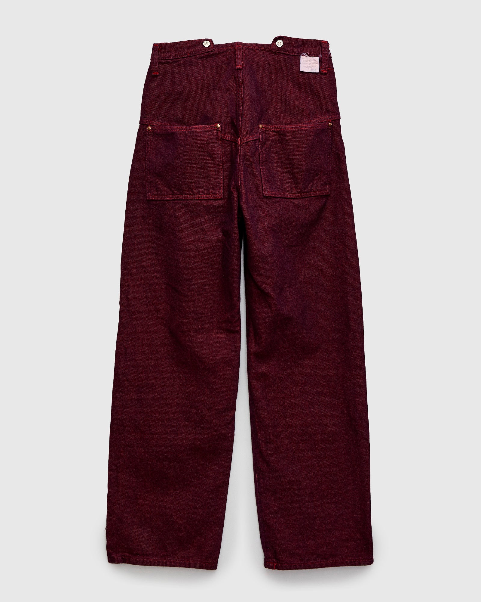 パンツ 2000's archive dark wear red denim pants RED STITCH DENIM PANTS (BLACK) - ARCHIVE BOLD | 60% - Asian