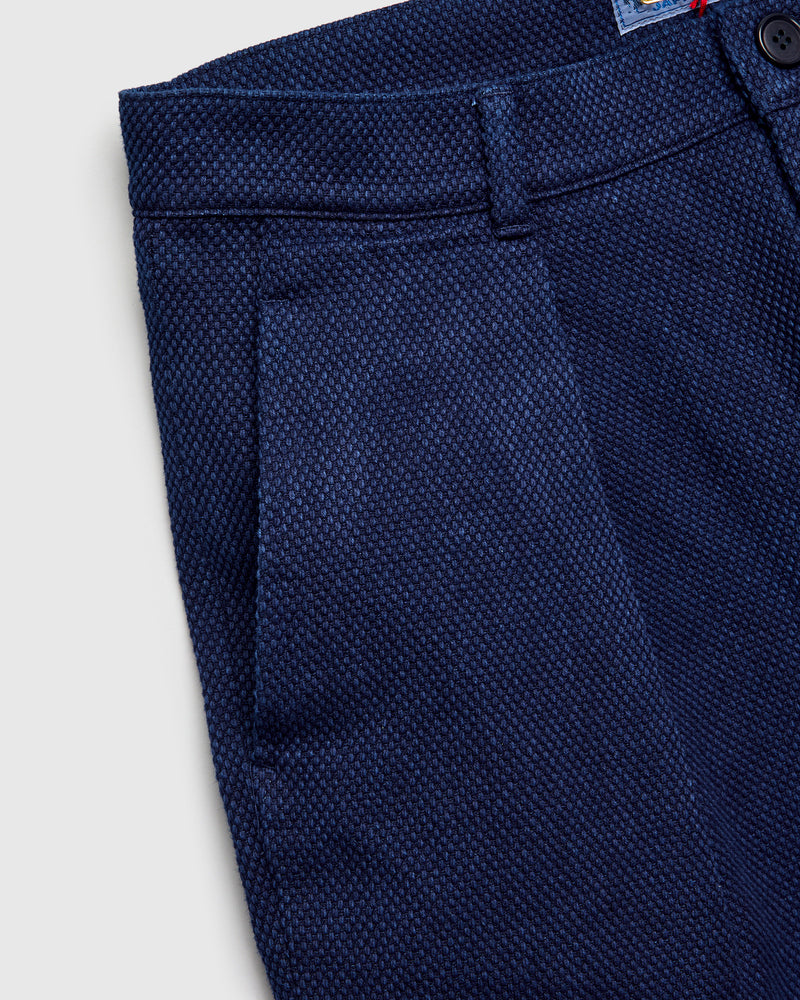Light Sashiko Trousers in Pure Indigo