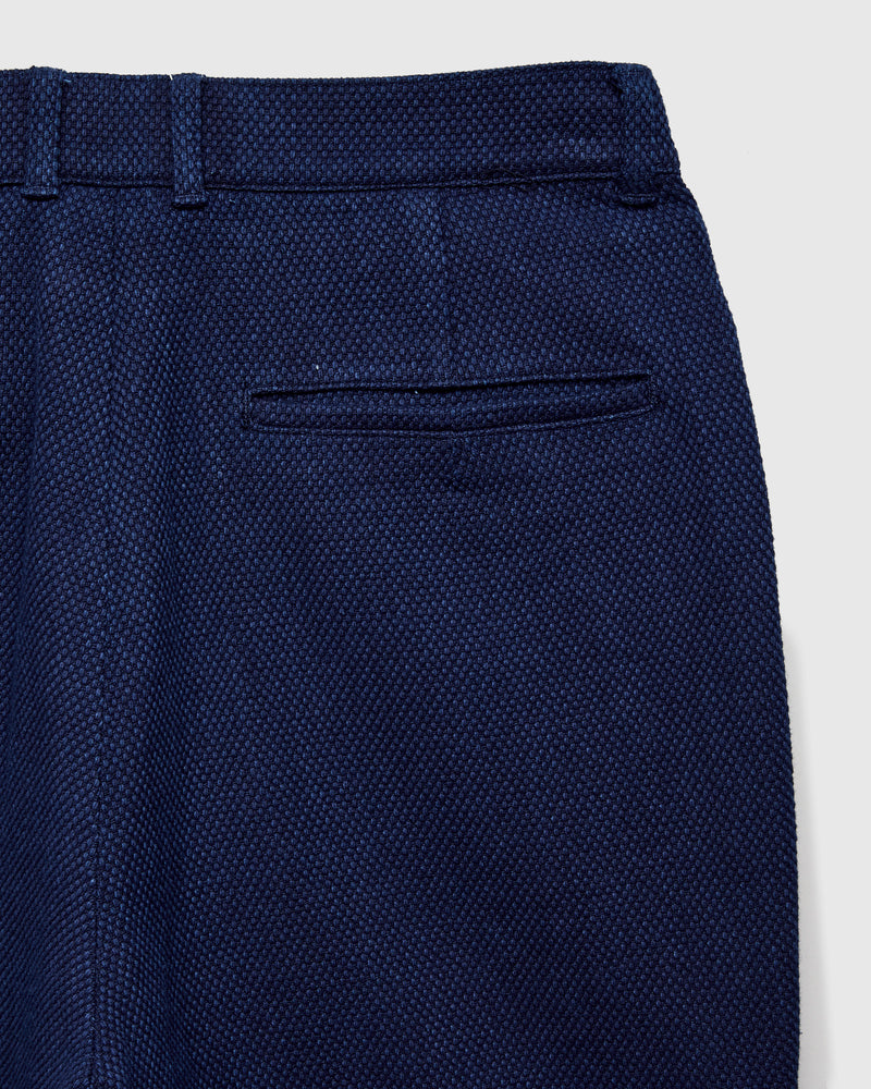 Light Sashiko Trousers in Pure Indigo