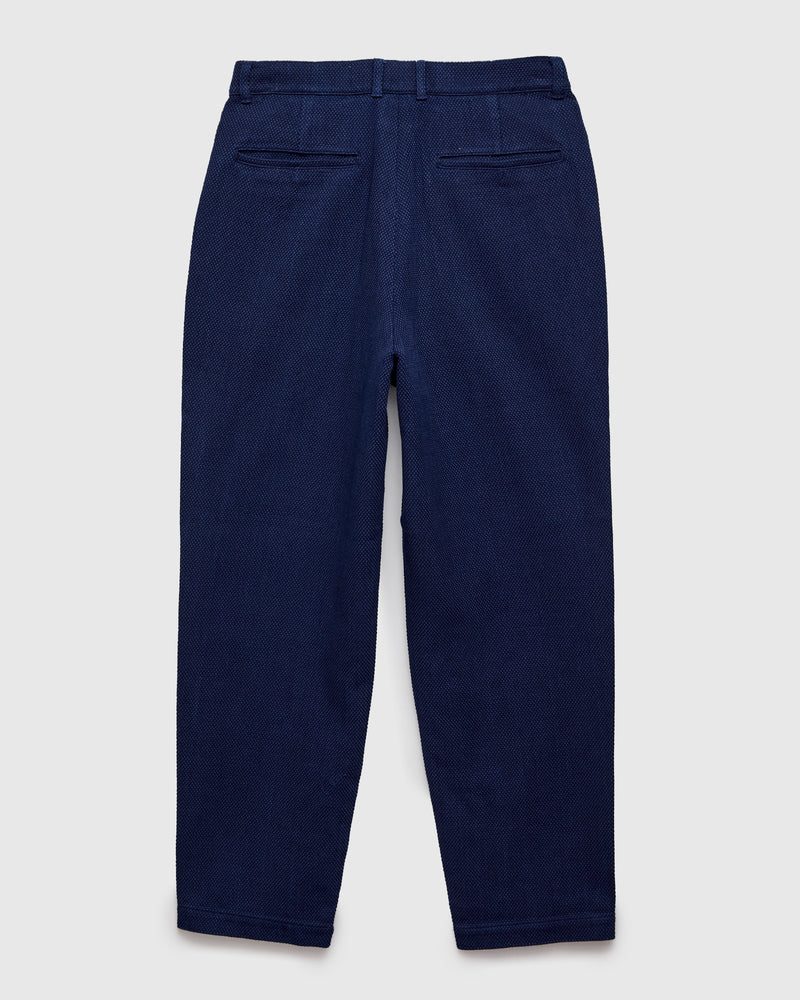 Light Sashiko Trousers in Pure Indigo